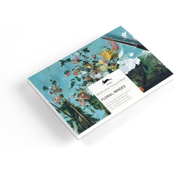 Claude Monet Watercolour Postcard Book: Pepin Van Roojen