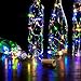 Bottle Led Lights, AGPtek 6 Pack of Bottle Mini String Lighting 30in Copper Wire Cork Shape Light Starry Light for Christmas/Wedding/Party/Halloween/Decoration - RGB Multi Color
