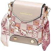 Lifenanny Small Crossbody Shoulder Bag, Cellphone Handbag Wallet Purses with Chain Handle for Women Girls Teens