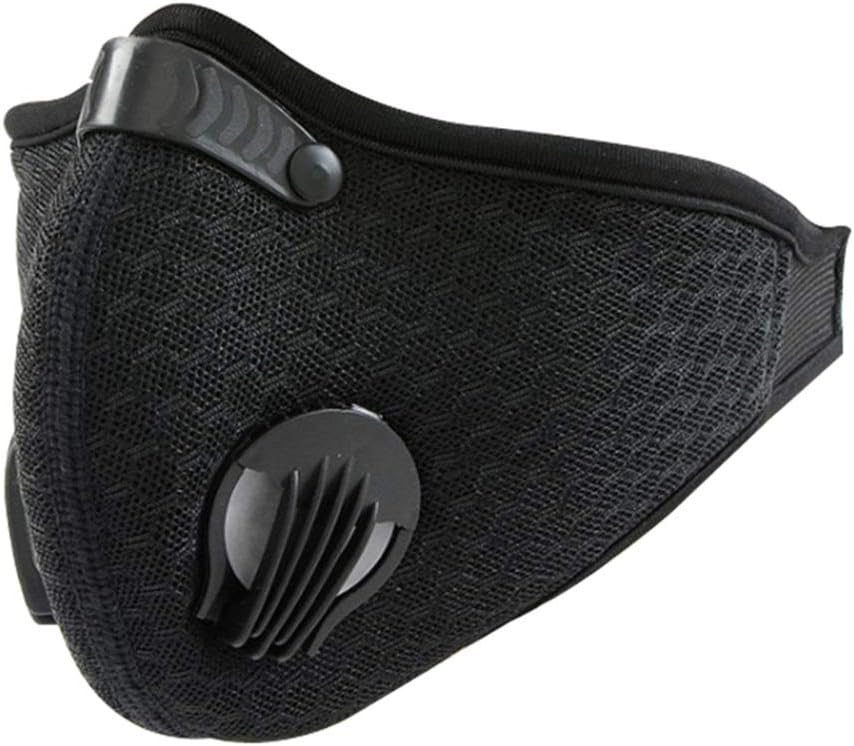 LFOEwpp7 Protective face and Mouth,Unisex,Washable, Reusable Protective Breathable Anti Dust Fog Windproof Outdoor Sports Cycling Facial Mouth Protection Black