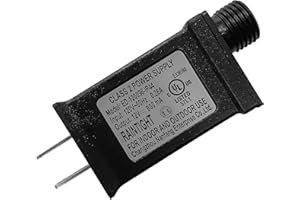 GOOSH 12V 800mA LED Power Supply, Replacement Yard Inflatable Decoration LED Adapter Transformer for Halloween/Christmas String Light, ED-120096-IP44