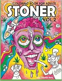 Amazon.com: Stoner Coloring Book for Adults Volume 2: A ...
