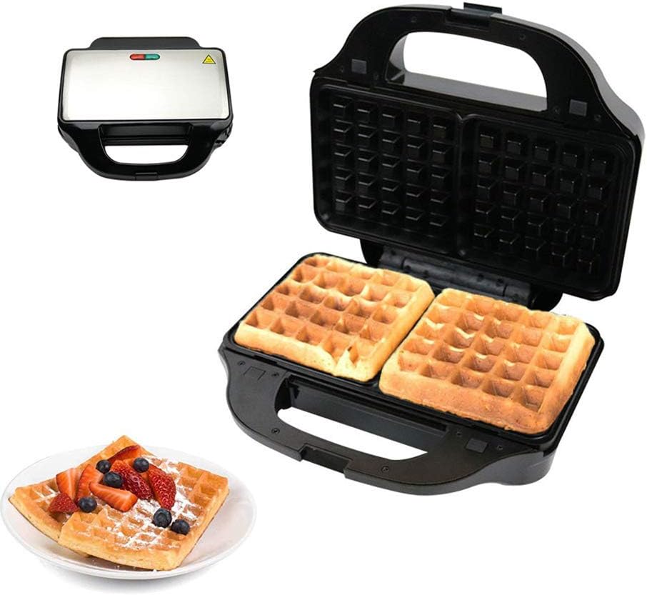 LTLCLZ Sandwich Maker Household 3 in 1 Panini Machine Breakfast Machine Waffle Sandwich Toaster Machine Toaster Three Sets of Baking Tray 900W