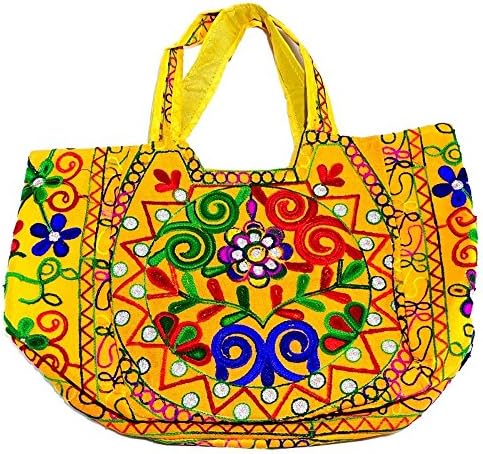 Shree Exports Indian Cotton Monk Cross Body Unisex Reversible Hippi Shouler Bag B 126