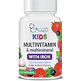 Lifeable Multivitamin & Multimineral with Iron Chewables for Kids – Vegetarian – Gluten Free Vegetarian – Great Tasting - Natural Flavored Pectin Chews with Vitamins A, B, C, D & E – 150 Count