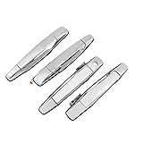 4Pcs Exterior Chrome Door Handle Front Rear Driver