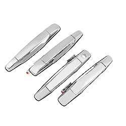 4Pcs Exterior Chrome Door Handle Front Rear Driver