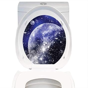 Qianhe Home Wandaufkleber Wandaufkleber Motiv Galaxie Nebel