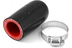 TUOLAUTHON High Temperature 4-Ply Reinforced Silicone Hose Cap ID 7/8 Inch(22mm) Hose End Plug For Turbo Bypass Valve/Vacuum/Fix Leak/Throttle Body Water Port/Heater Core/Coolant Heater Bypass Vacuum Water Port