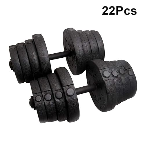 Set Adjustable PE Material Weight Dumbbell Empty Shell Set Gym