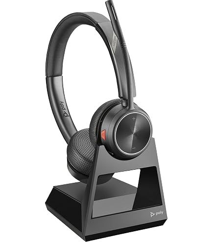 Supporto Phone Holder Plantronics Savi Oli - Base Da Scrivania Con Jack Audio - Nero E Blu - 3