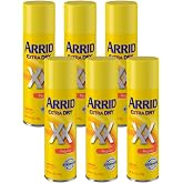 Arrid Extra Dry Regular Aerosol Antiperspirant Deodorant 6 Oz, Pack of 6