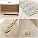 jubileens St Ladies Large Evening Satin Bridal Diamante Ladies Clutch Bag Party Prom Envelope