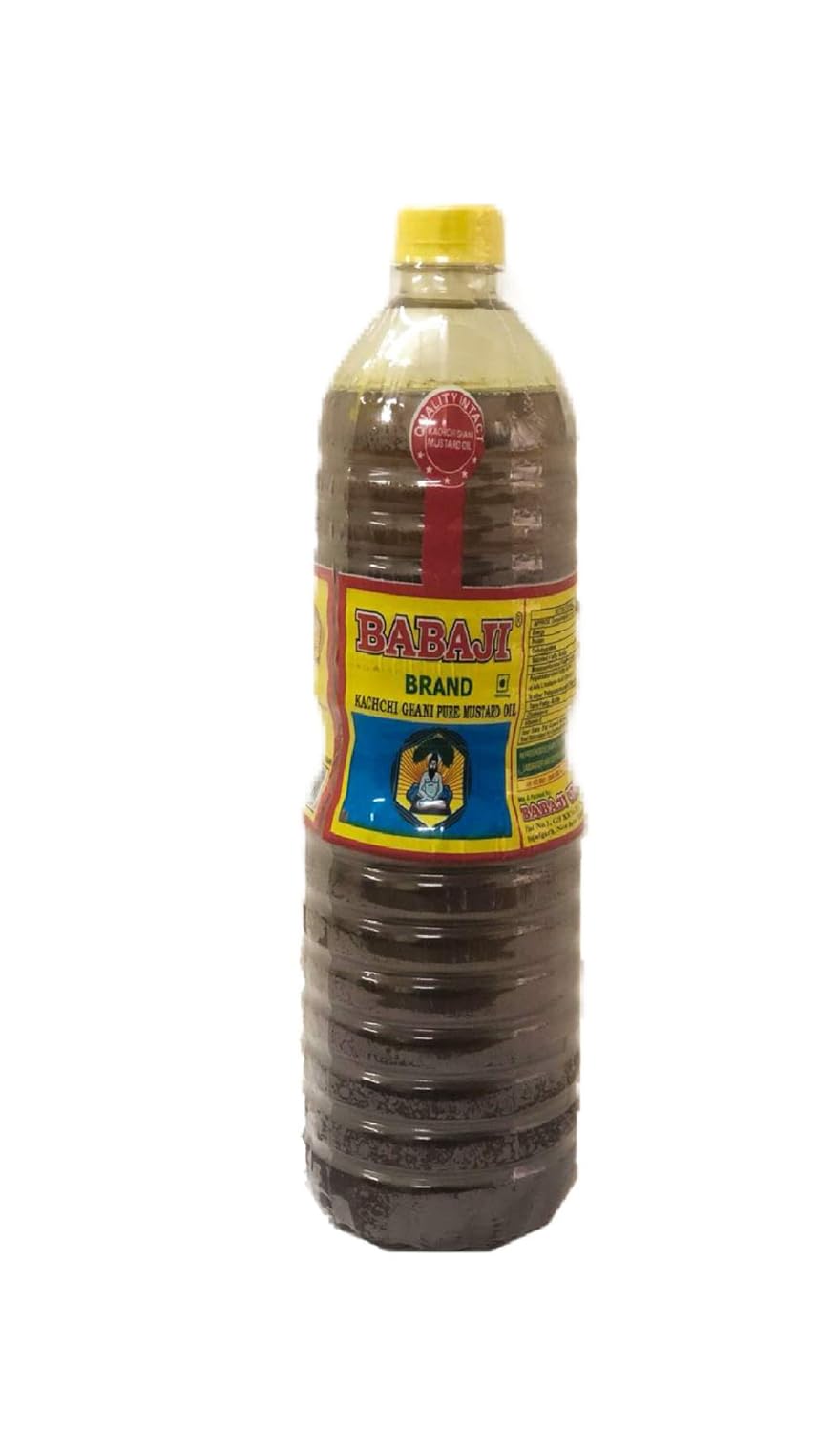 Babaji udyog Kachi Ghani Pure Mustard Oil 1 Liter Amazon.in Grocery