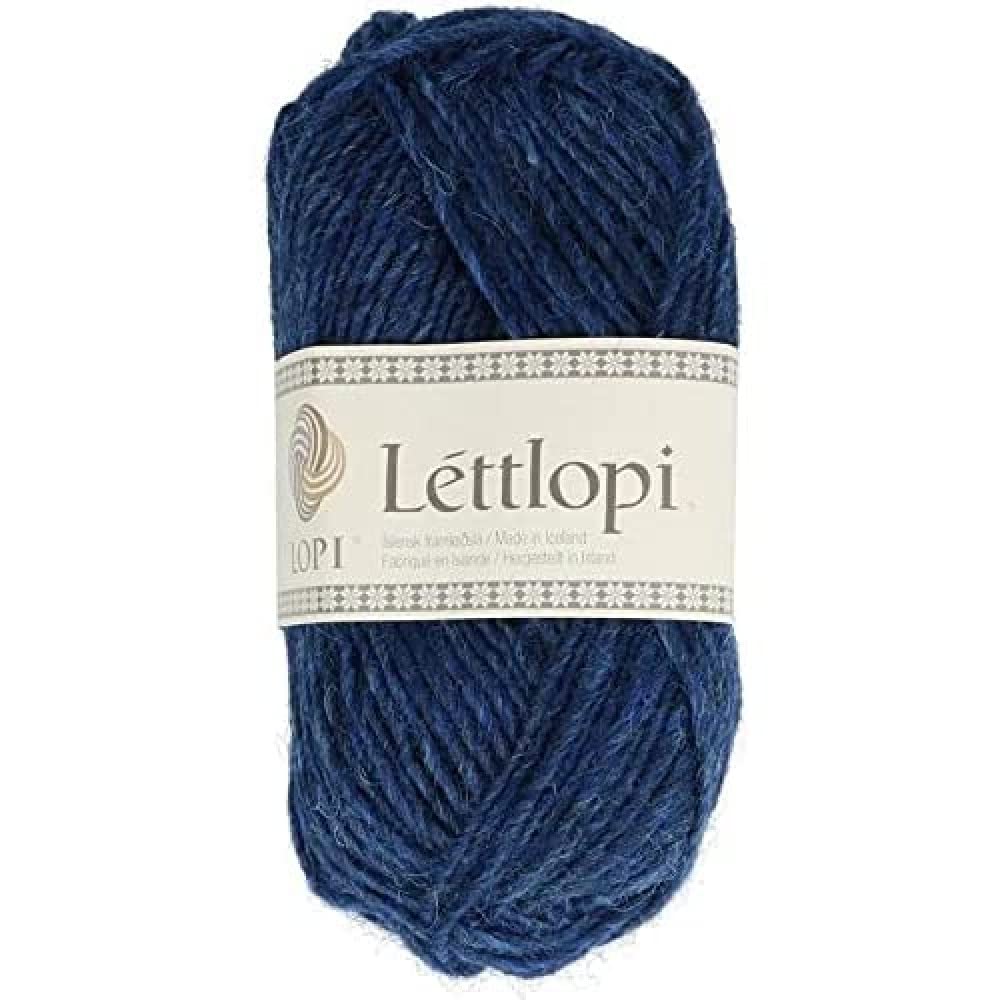 ÁLAFOSS - Icelandic yarn 1522-1403 Yarn, 1403 Blue, 50g/1.75oz. 100m/109yd, 100 metres