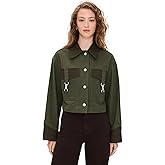 Avec Les Filles Women's Oversize Crop Trucker Jacket
