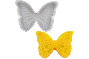 Flythww 6.3" Large Butterfly Silicone Freshie Mold, Oven Safe Car Freshie Molds for Aroma Beads, Freshies Supplies Silicone Molds for Resin, Clay, DIY Gifts, Home Decor