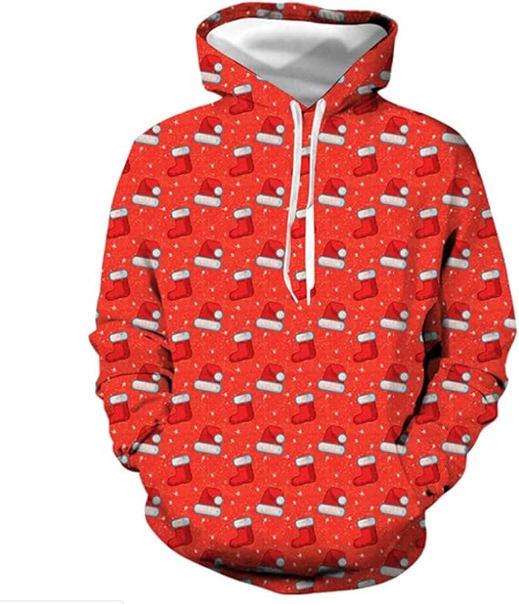 Unisex Winter Fall 3D Printed Hoodies Pocket Drawstring Hooded Sweatshirt Hoodies: Amazon.ca 