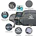 WATERFLY Fanny Pack Waist Bag: Fannie Pack 2 Water Bottle Holders Lumbar Belt Hiking Walking Running Jogging Camping Large Woman Man (Bottle Not Included)