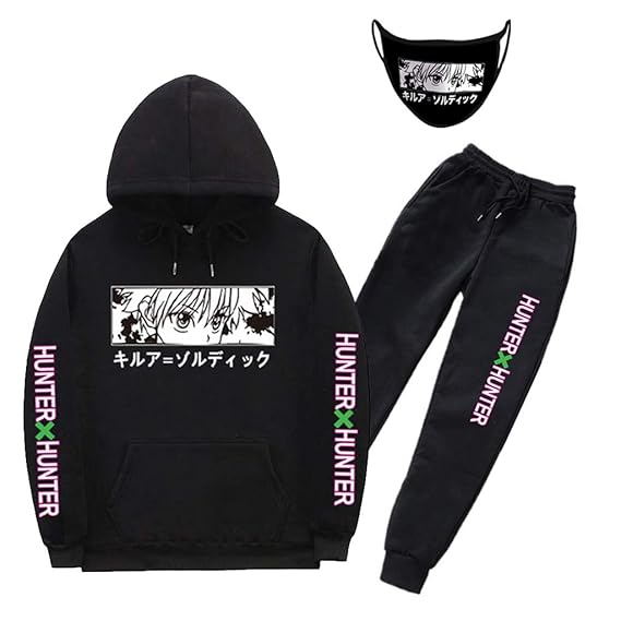 Buy Hunter X Hunter Hoodie Sweatshirt Killua Eyes Sweater With Sweatpants Men Women Teens Hunter X Hunter Manga Tracksuit Zuhe 1 Xl At Amazon In Buy Hunter X Hunter Hoodie Sweatshirt Killua Eyes Sweater With Sweatpants Men Women Teens Hunter X Hunter Manga Tracksuit Zuhe 1 Xl At Amazon In