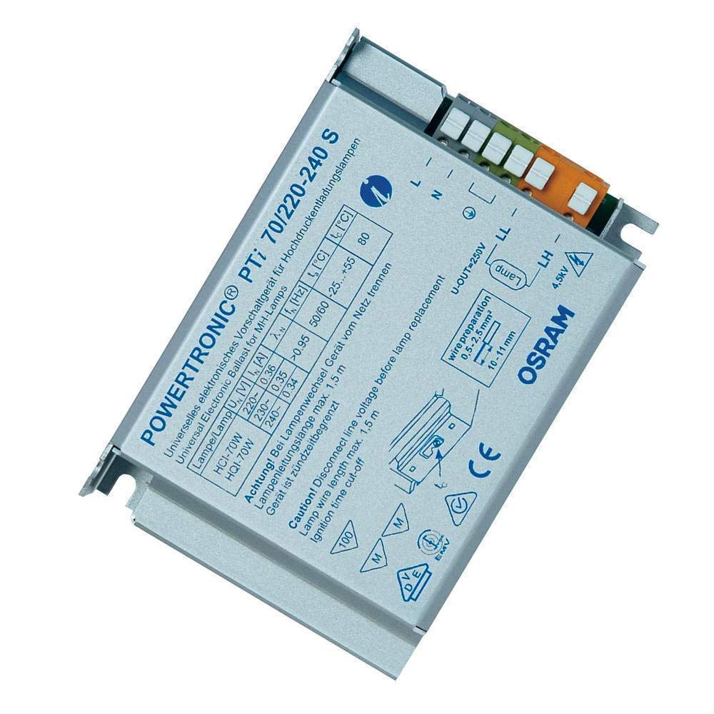 OSRAM Electronic Control Gears (ECG), POWERTRONIC Intelligent PTI S, ECG, PTI 70/220-240 S