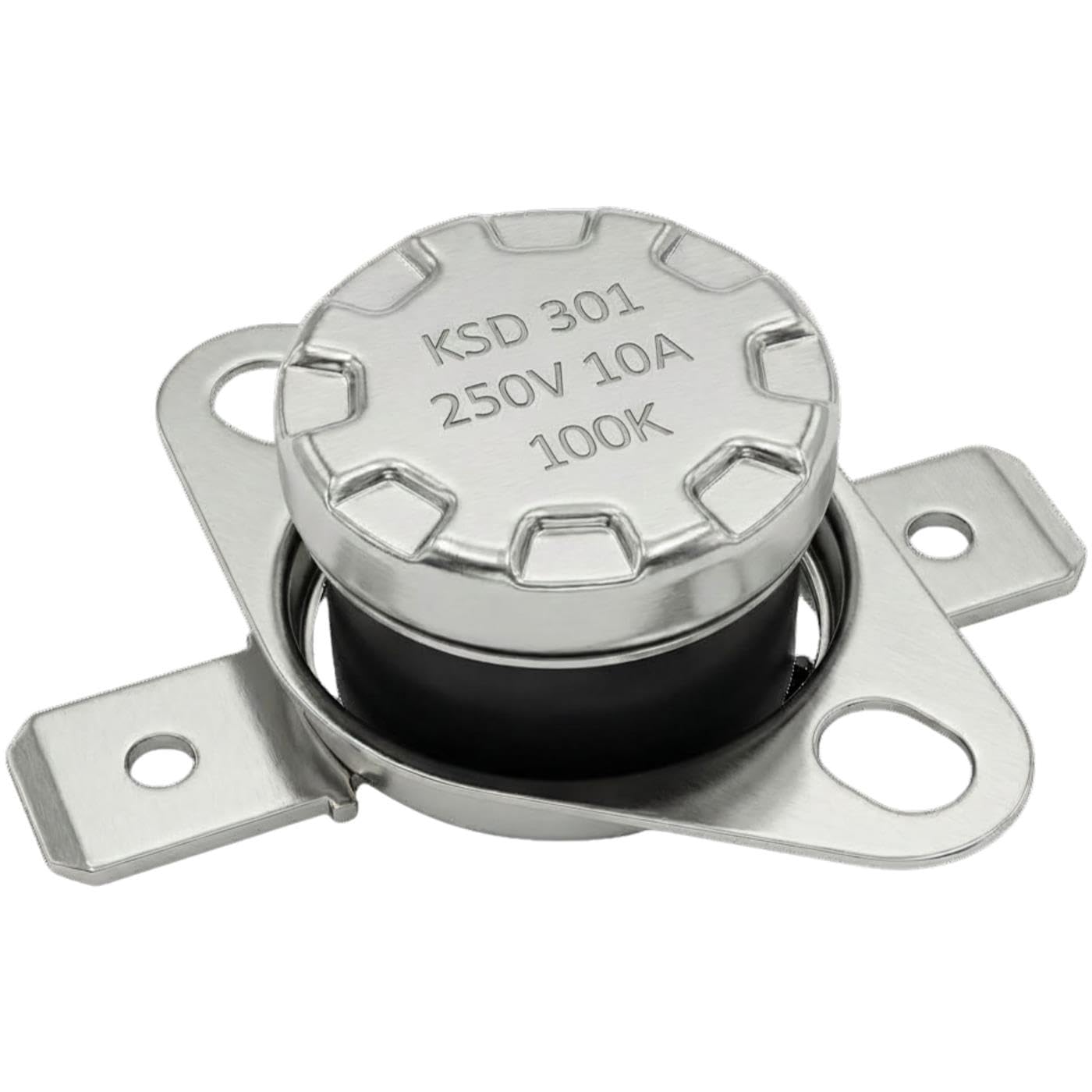 Lumonic Thermal switch 100°C Contact NO 250V 10A Temperature switch thermostat KSD301 Bimetal Thermal Protection