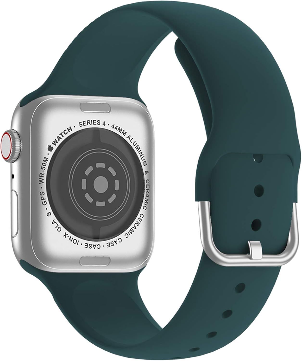 Doasuwish Sport Bands Compatible with Apple Watch Bands Series 3 Series 5 iWatch Bands 38mm 40mm Women Men Soft Silicone Replacement Strap Compatible for Apple Watch Series SE/6/5/4/3/2/1