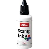 Shiny SHI-40600 Self-Inking Stamp Refill Ink by 2oz, Black Ink