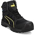 PUMA Men's Rock 6" Composite Toe Industrial Boot, Black, 9