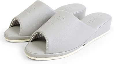 Amazon モズ スリッパ ルームシューズ ヒール4cm 室内履き 北欧 91f05 23 0cm 24 0cm対応 グレー Moz モズ スリッパ ルームシューズ