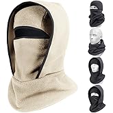 Outdoor Winter Warm Hat Neckband Integrated Cycling Mask, Sports Ski Head Face Cover, Windproof Cold Pullover Neck Mask