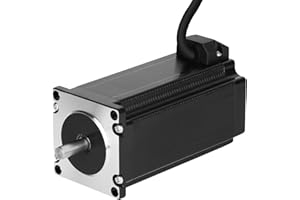 YEJMKJ Nema 23 Stepper Motor 112MM Bipolar 2.8Nm/396.48oz.in 4A 1.8 Degree Nema23 57 Motor 2 Phase 4 Wires High Torque 3D Printer Motors for CNC Router Engraving Machine, 2.25x2.25x4.41inch