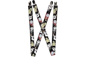 Buckle-Down Suspenders-Nightmare Before Christmas 4-Mini Character Pos