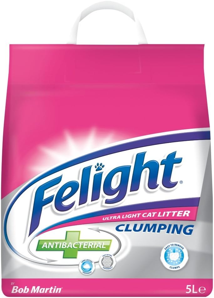Felight Ultra Light Clumping Cat Litter, 5L