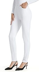 AFITNE Women's Yoga Dress Pants Skinny Pull On Work