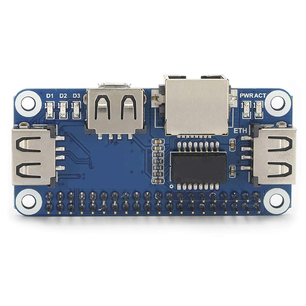 USB to Ethernet RJ45 Network Port Expansion Module Hub Splitter Board, 3 USB Ports Compatible with USB2.0/1.1(expanding board)