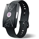 HEALBE GoBe U - Automatic Calorie Intake Smart Band, Energy Balance Insights, Hydration, Sleep, Stress, 24/7 Heart Rate, Neuroactivity, Free App, 5 ATM Waterproof - Black
