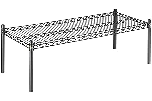 APLSS Dunnage Storage Rack, 18"×36"×14"(8"), NSF Certified, Height Adjustable, Moist&Dry Enviroments, for Kitchen Garage Walk-in Cooler&Freezer Dishroom, 800 Lbs Capacity,