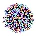 ANNT Solar Powered LED String Light, Ambiance Lighting, 55ft 17m 100 LED Solar Fairy String Lights for Outdoor, Gardens, Homes, Christmas Party (100 LED, Multi color)