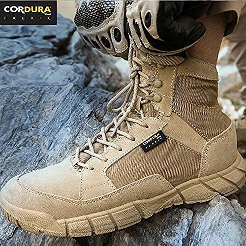 ANTARCTICA Men's Lightweight Military Boots 6 Inches Tactical Boots for