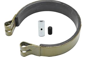Saihisday 4 Inch Brake Band & Pin Kit 7/8 Width Replacement for Go Karts Minibikes ATVs Drums
