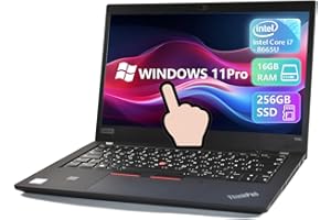 Refurbished (Good) - Lenovo ThinkPad T490 14" Touchscreen Laptop - Intel Core i7-8665U Quad-core 1.90 GHz 16GB RAM 256GB SSD,