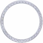 Ewatchparts Created Diamond Bezel Compatible With 36mm Rolex Datejust White 1601 1602 1603 16233 16234