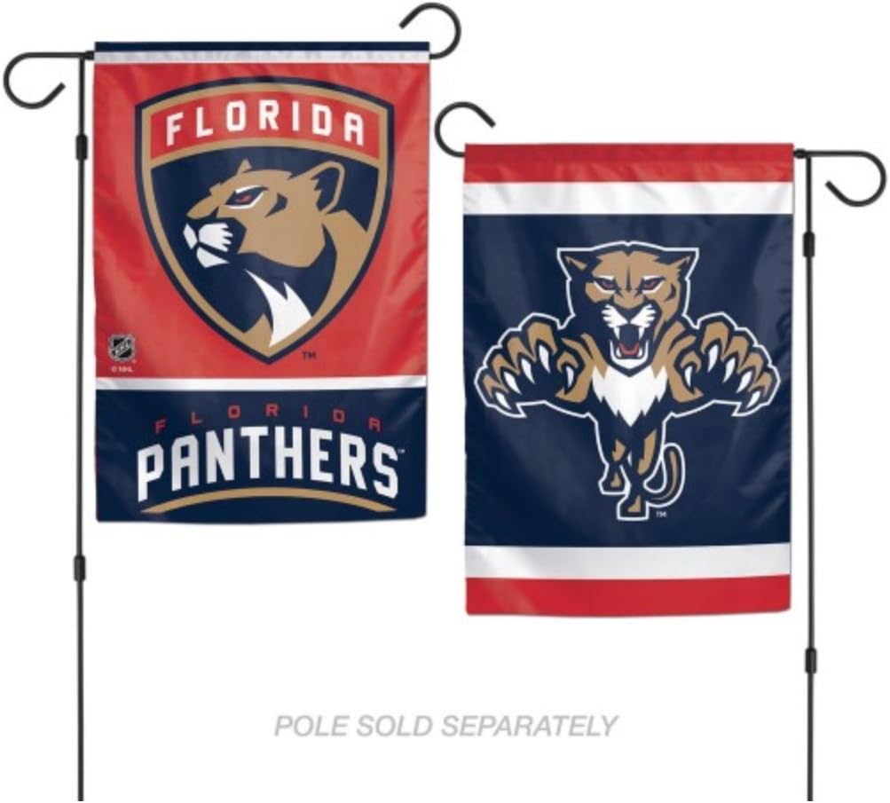WinCraft NHL Florida Panthers 12.5" x 18" Inch 2-Sided Garden Flag Logo