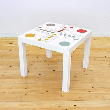 Limmaland Mobelaufkleber Xxl Wurfelspiel Passend Fur Den Ikea Lack Beistelltisch Mobel Nicht Inklusive Amazon De Spielzeug