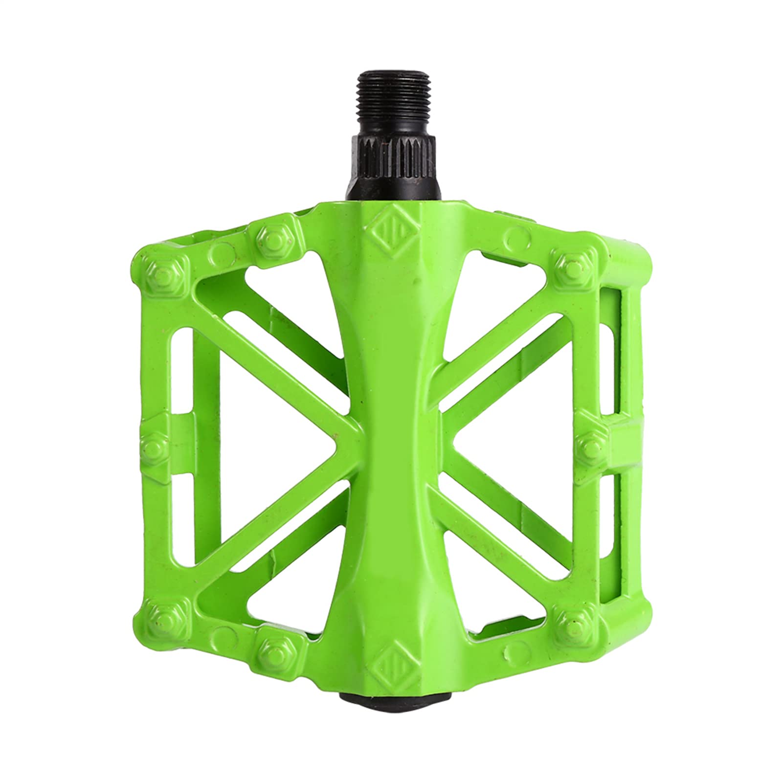 Alomejor Aluminum Pedals Lightweight Anti Skid Bright Colors High Strength for Road Racing Recreational Cycling (Green)
