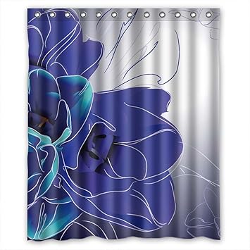 Amazon Com Custom Design Flower Shower Curtain Size Width X