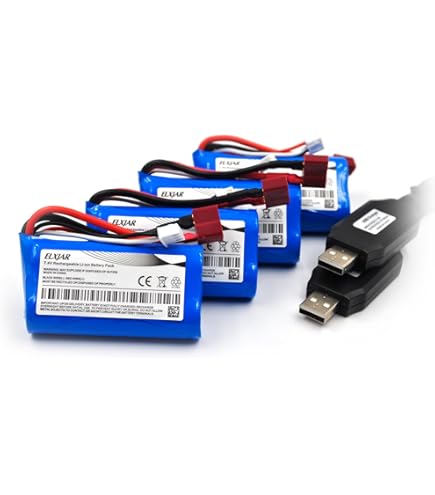 Amazon.com: Ssccgym 7.4V 1500mAh Lipo Battery Replacement