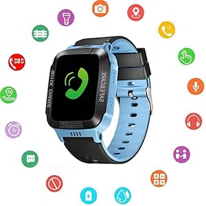 Reloj inteligente para niños con GPS, reloj digital de pulsera ...