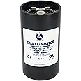 Appli Parts Motor Start Capacitor 216-259 Mfd (microfarads) uF 250 VAC Universal fit for Electric Motor Applications 1-3/4 in Wide 3-3/8 in Height CON-216-250
